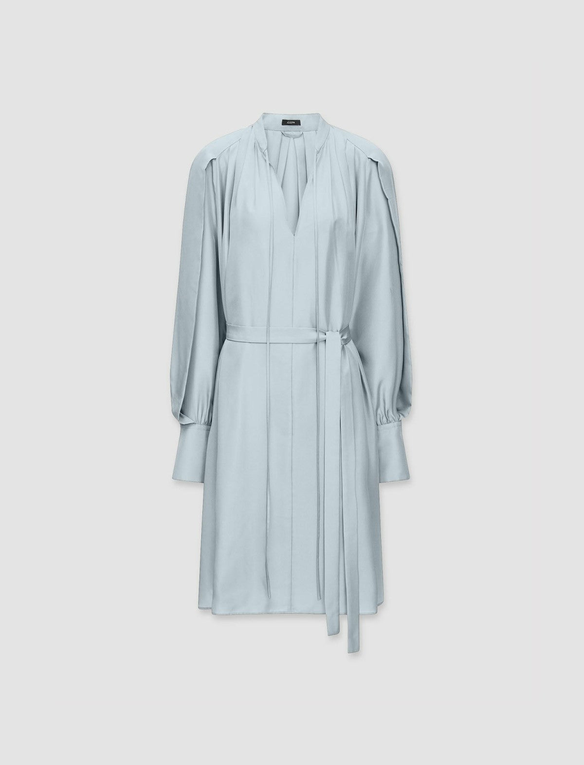 JOSEPH Fashion Women Silk Habotai Dewar Dress Dusty Blue