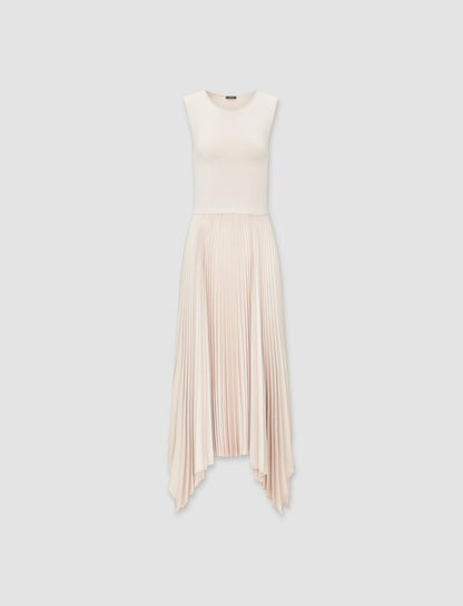 JOSEPH Fashion Women Knit Weave Plissé Dera Dress Maplewood