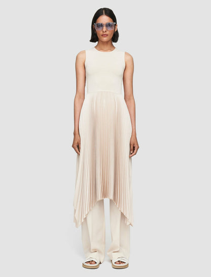 JOSEPH Fashion Women Knit Weave Plissé Dera Dress Maplewood