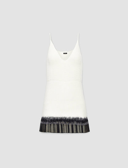 JOSEPH Fashion Women Knit Lace Top Ivory