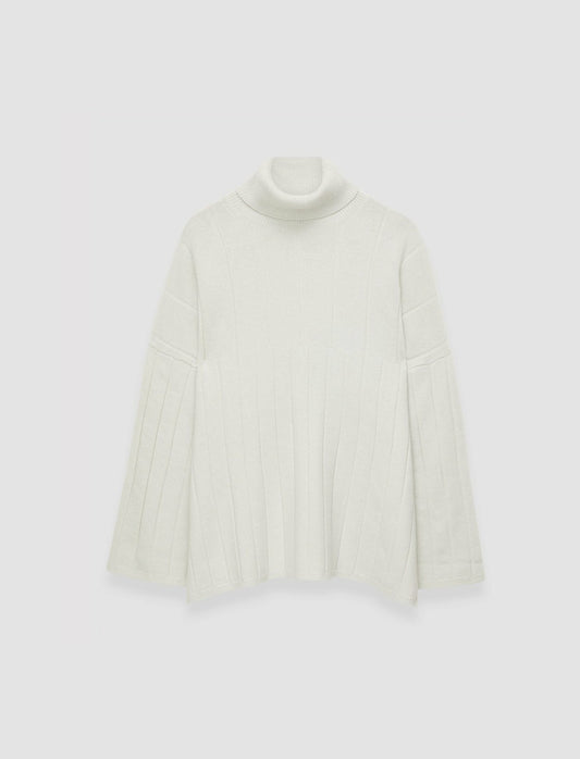 JOSEPH Fashion Women Oversize Knit Poncho Jumper Putty