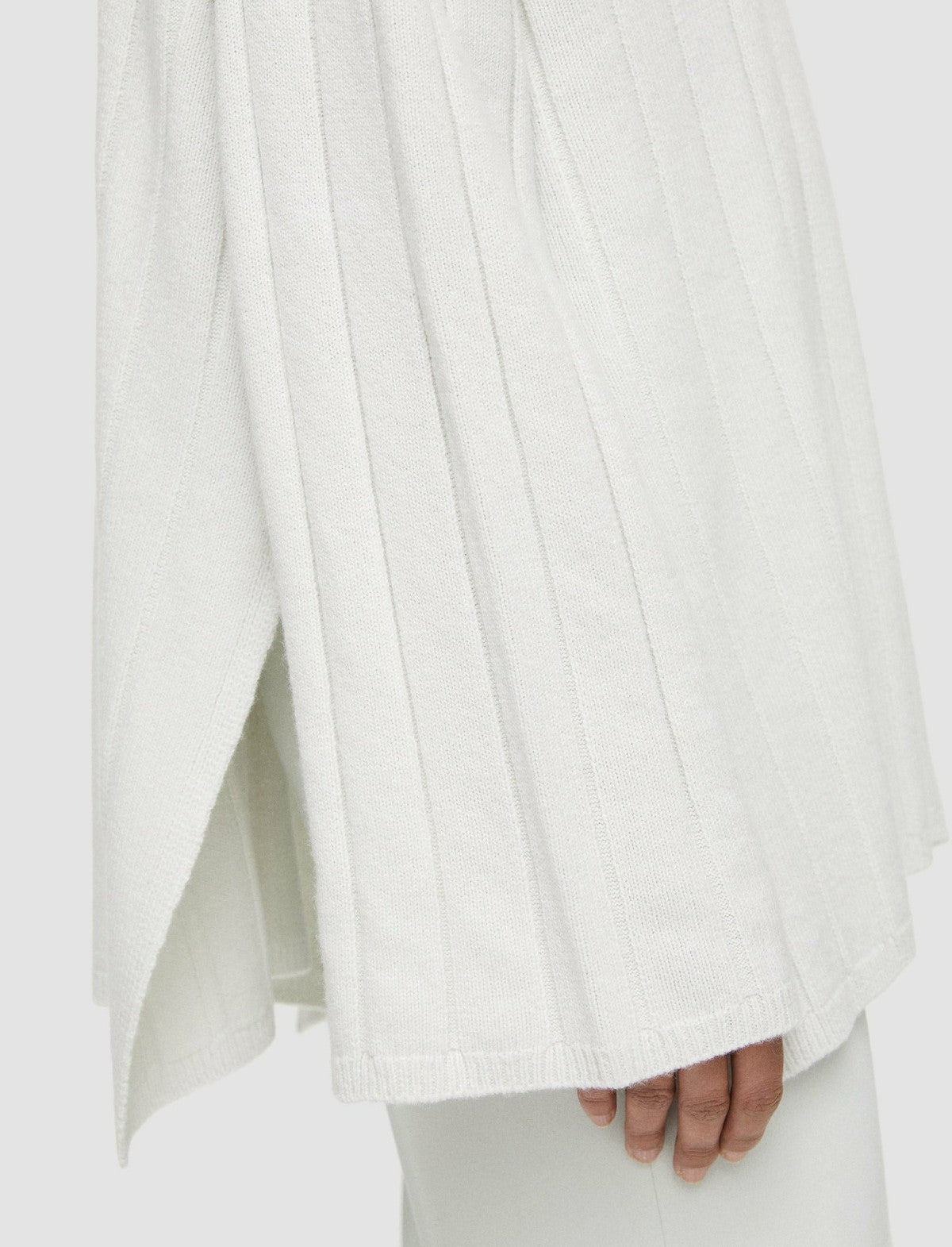JOSEPH Fashion Women Oversize Knit Poncho Jumper Putty