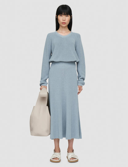 JOSEPH Fashion Women Egyptian Cotton Skirt Dusty Blue