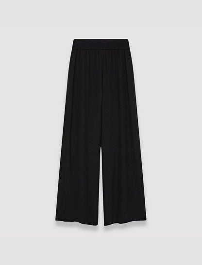 JOSEPH Fashion Women Hulin Crepe de Soie Silk Trousers Black