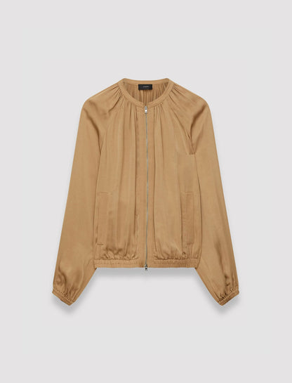 JOSEPH Fashion Women Lightweight Viscose Jeddo Jacket Cassonade