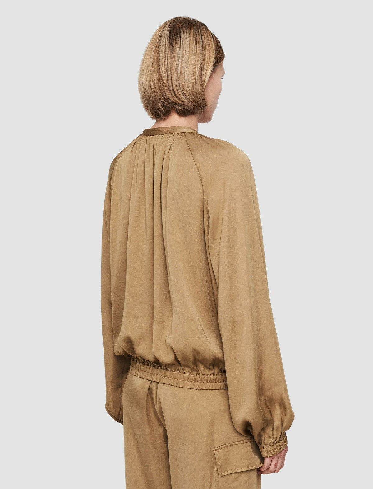 JOSEPH Fashion Women Lightweight Viscose Jeddo Jacket Cassonade