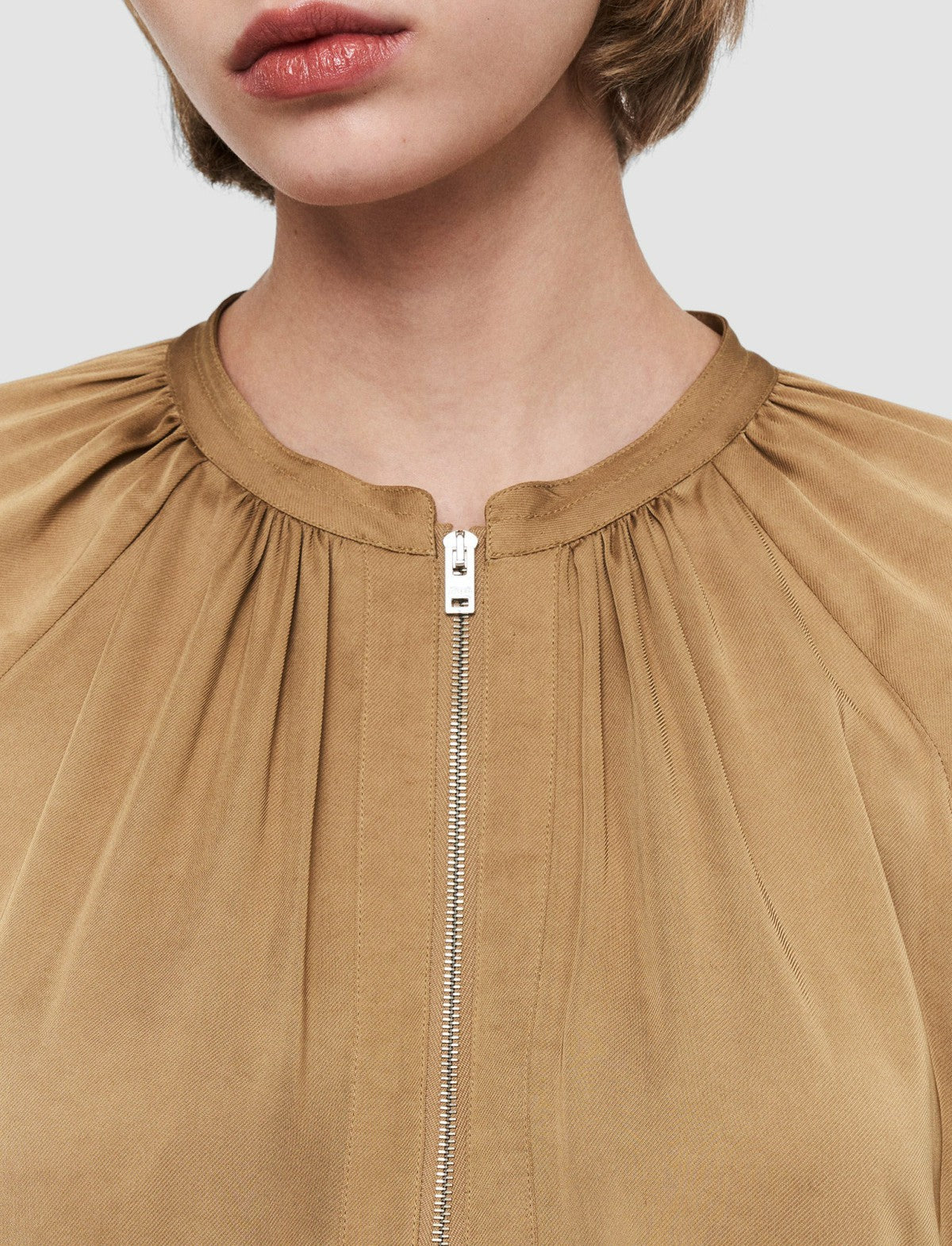 JOSEPH Fashion Women Lightweight Viscose Jeddo Jacket Cassonade