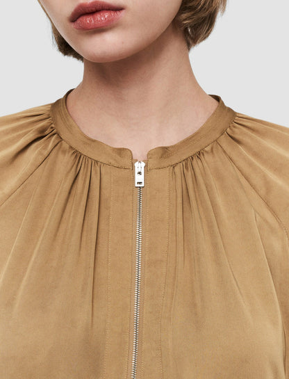 JOSEPH Fashion Women Lightweight Viscose Jeddo Jacket Cassonade