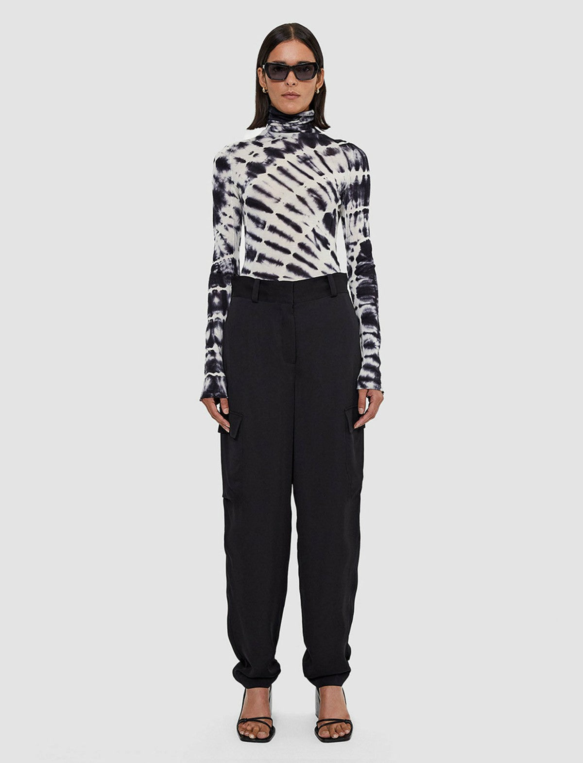 JOSEPH Fashion Women Lightweight Viscose Treveris Trousers Black