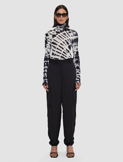JOSEPH Fashion Women Lightweight Viscose Treveris Trousers Black