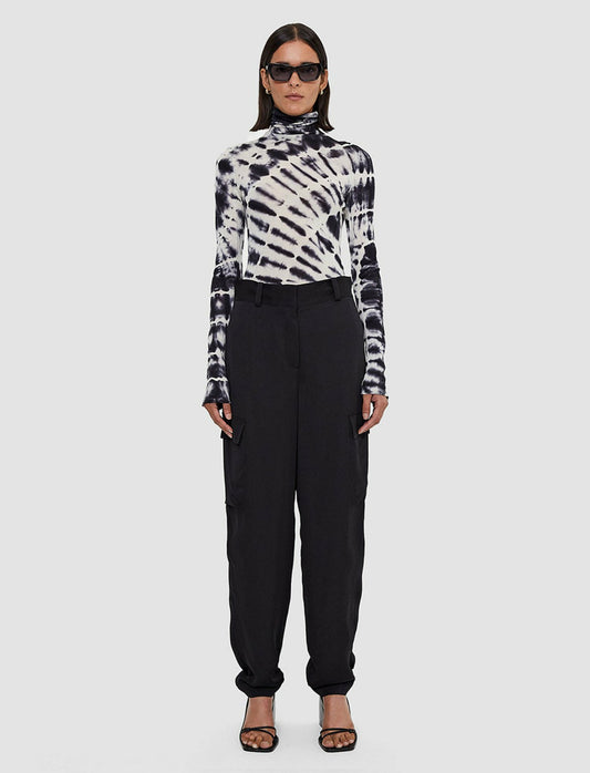 JOSEPH Fashion Women Lightweight Viscose Treveris Trousers Black