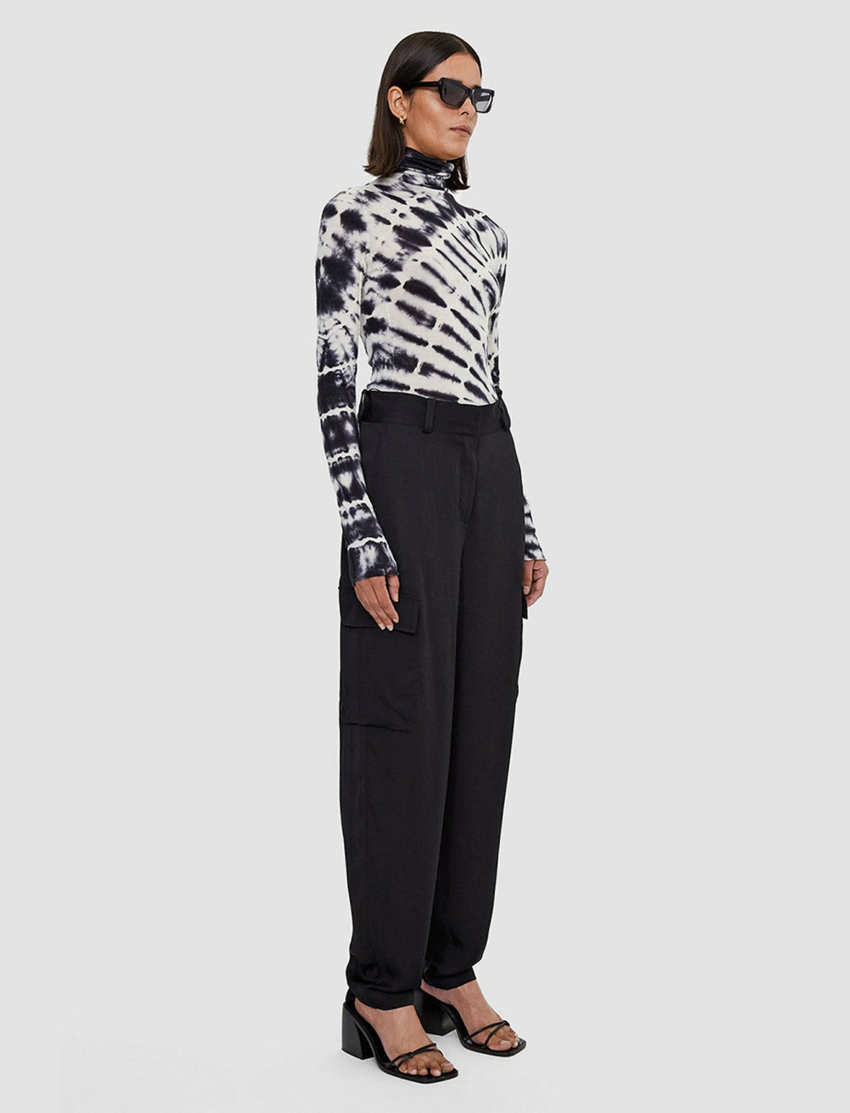 JOSEPH Fashion Women Lightweight Viscose Treveris Trousers Black