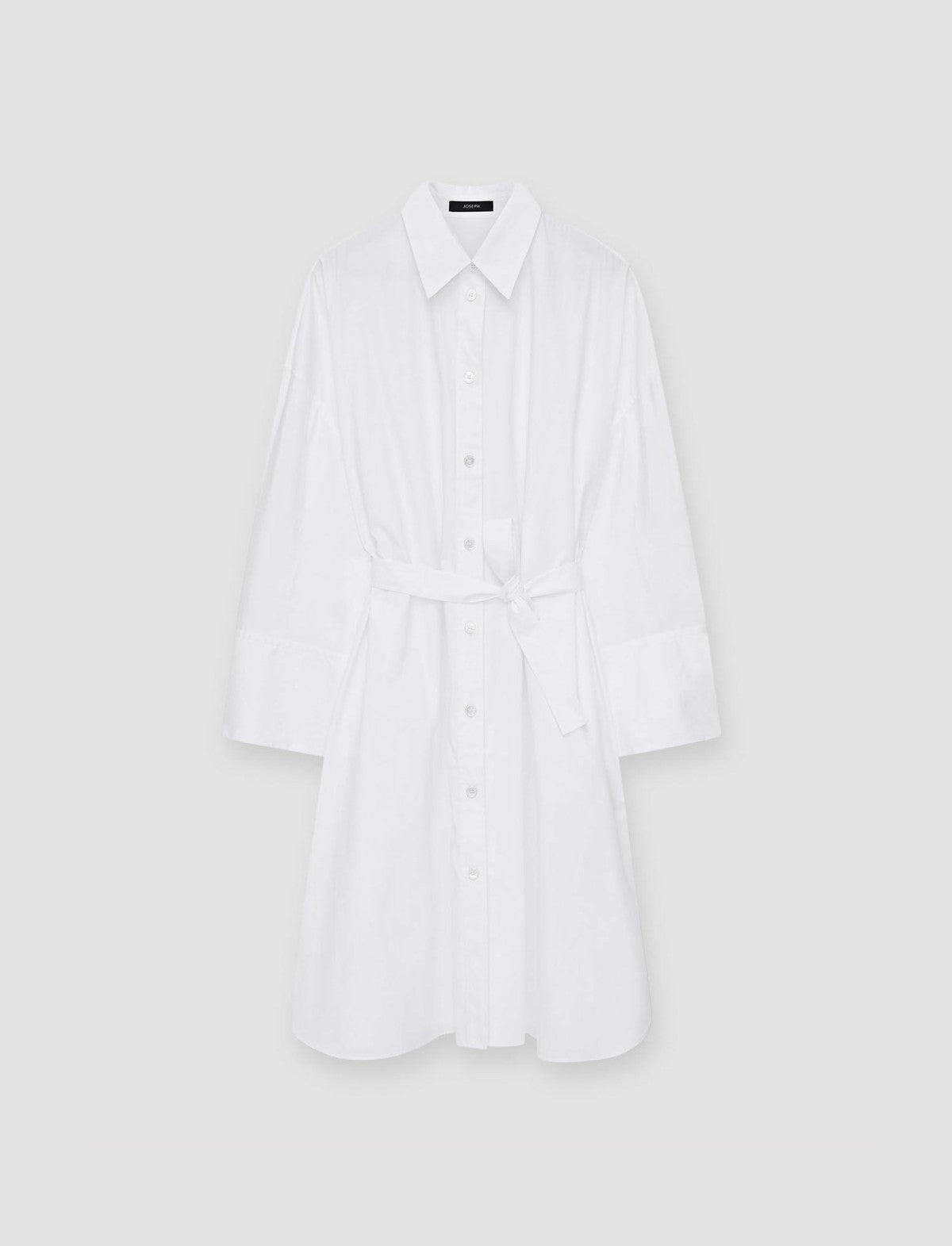 JOSEPH Fashion Women Poplin Darwin Dress White