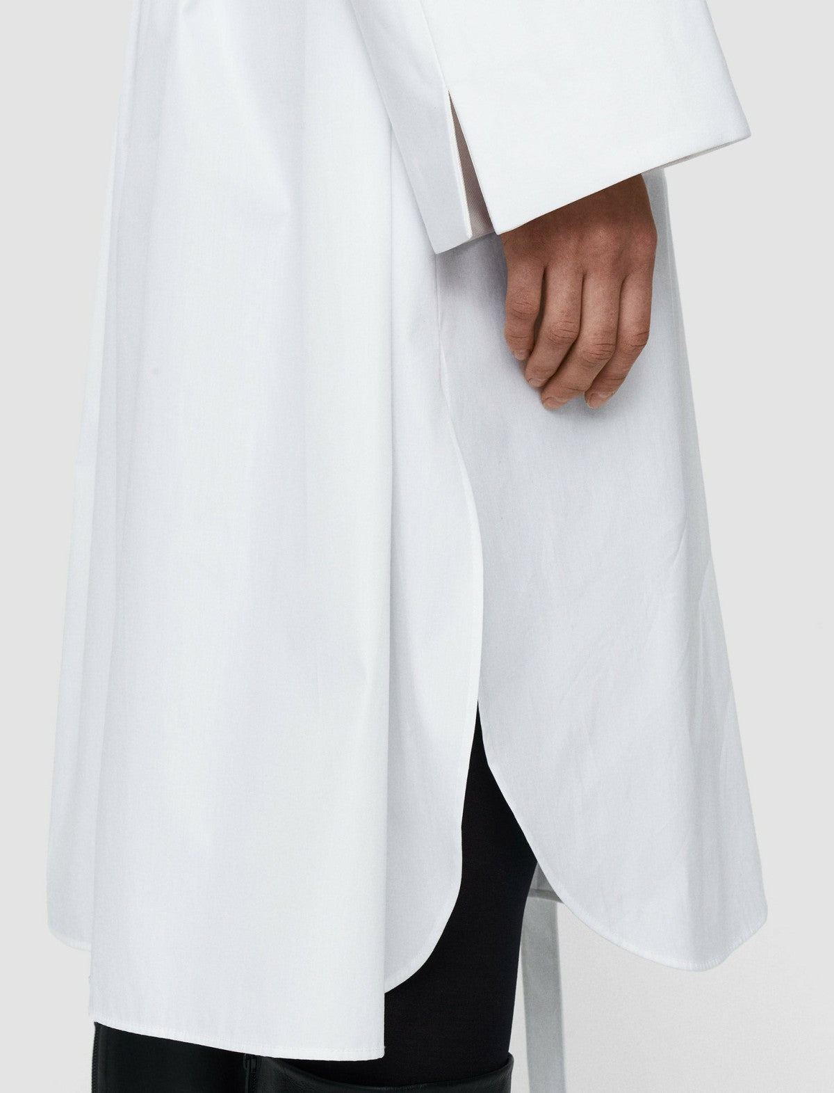 JOSEPH Fashion Women Poplin Darwin Dress White