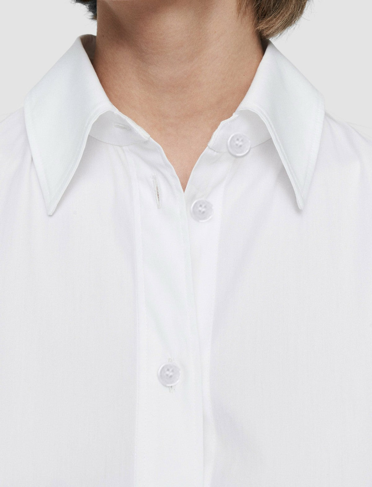 JOSEPH Fashion Women Poplin Darwin Dress White