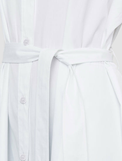 JOSEPH Fashion Women Poplin Darwin Dress White