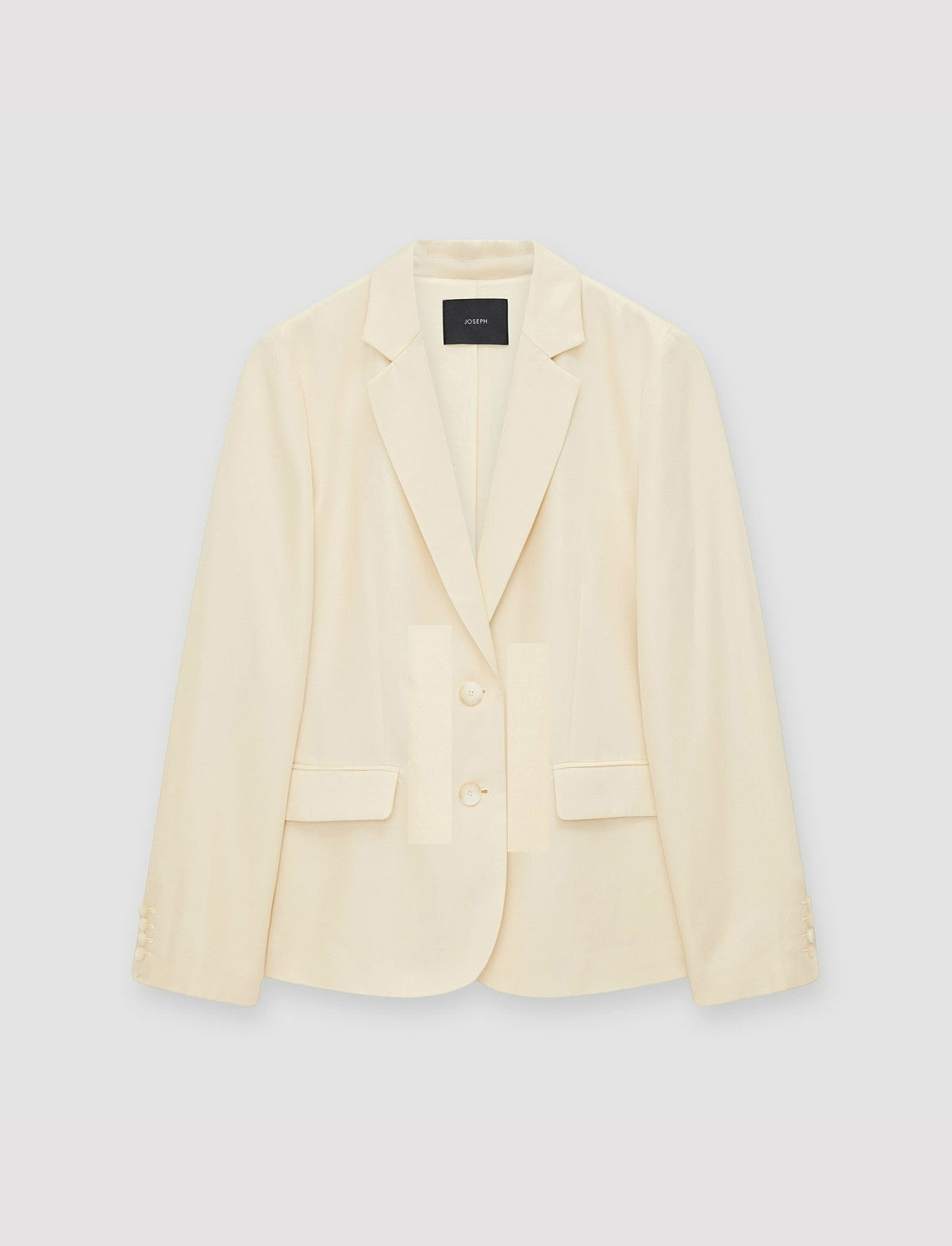 JOSEPH Fashion Women Soft Cotton Silk Belmore Jacket Alabaster