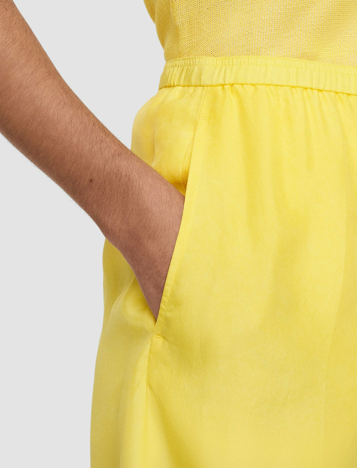 JOSEPH Fashion Women Thoresby Habotai Silk Trousers Sunshine