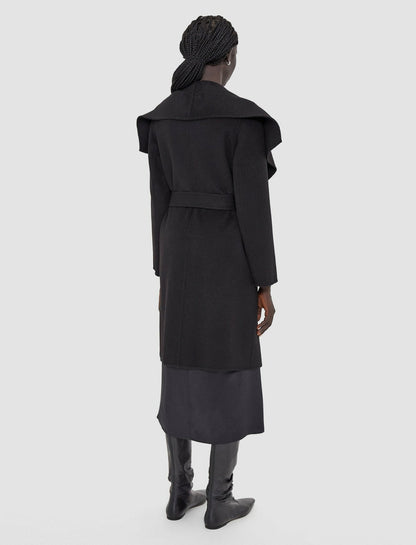 JOSEPH Fashion Women Double Face Cashmere Granby Coat Black