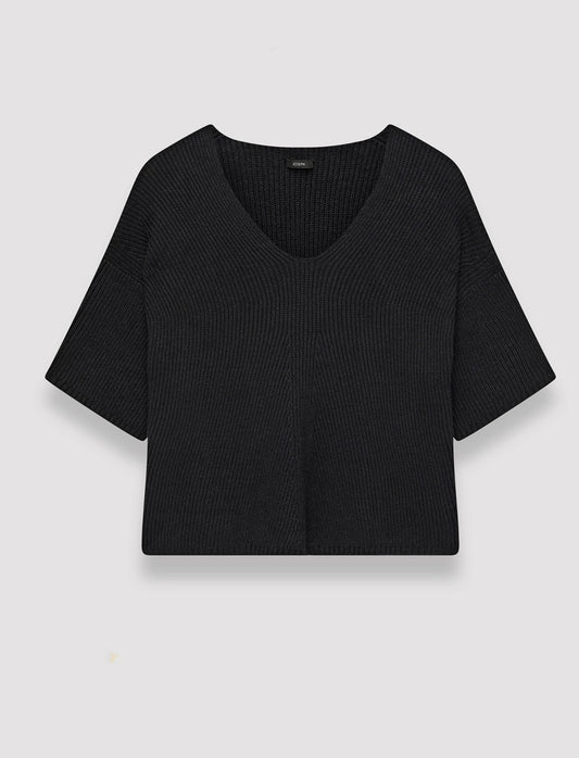 JOSEPH Fashion Women Linen Blend Top Black