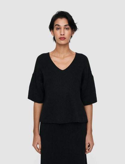 JOSEPH Fashion Women Linen Blend Top Black