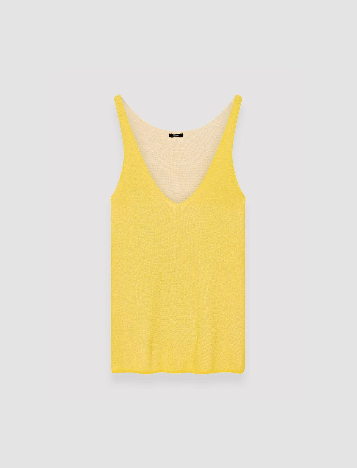 JOSEPH Fashion Women Plated Knit Tank Top Sunshine Combo