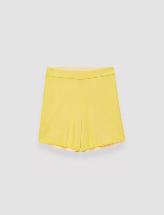 JOSEPH Fashion Women Plated Knit Shorts Sunshine Combo