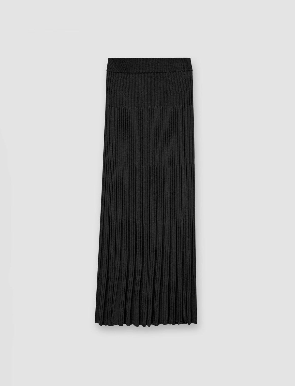 JOSEPH Fashion Women Merino Rib Skirt Black