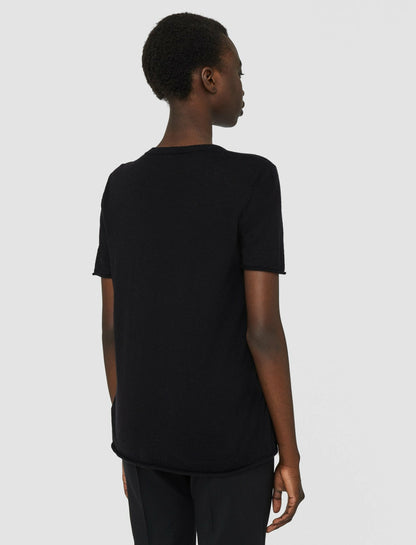 JOSEPH Fashion Women Cotton JOSEPH T-Shirt Black