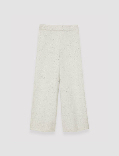 JOSEPH Fashion Women Tweed Knit Culottes Ivory