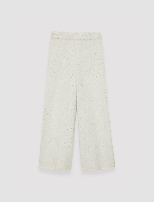 JOSEPH Fashion Women Tweed Knit Culottes Ivory