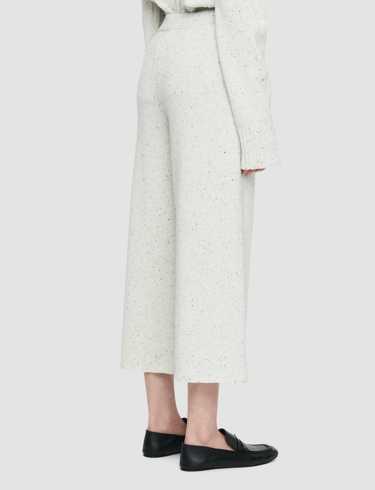 JOSEPH Fashion Women Tweed Knit Culottes Ivory