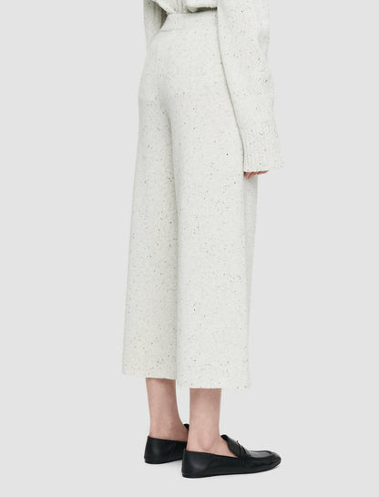 JOSEPH Fashion Women Tweed Knit Culottes Ivory