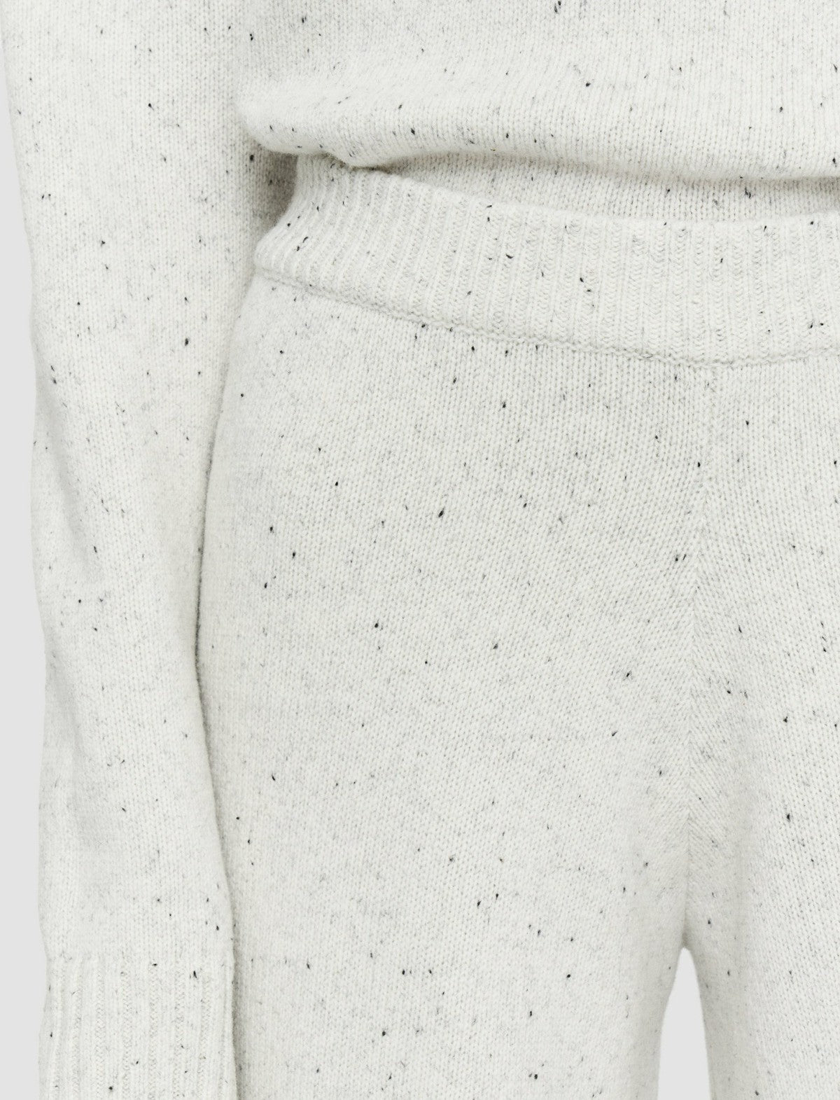 JOSEPH Fashion Women Tweed Knit Culottes Ivory