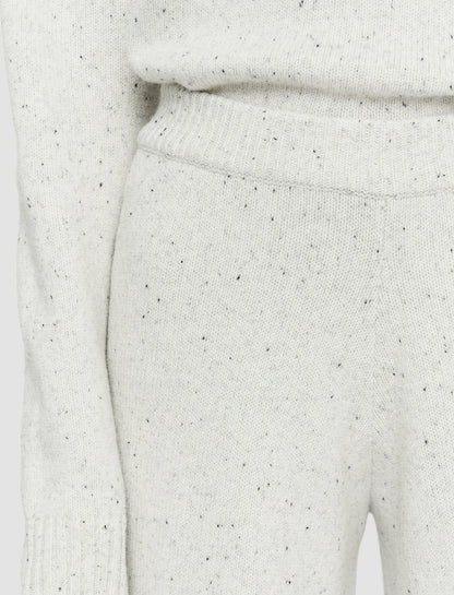 JOSEPH Fashion Women Tweed Knit Culottes Ivory