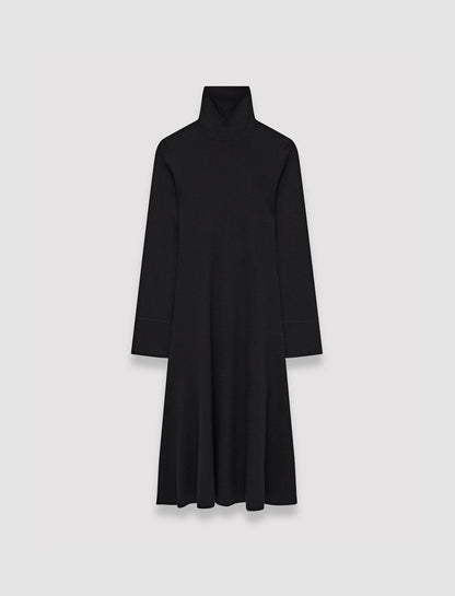 JOSEPH Fashion Women Silk Stretch Dress Black