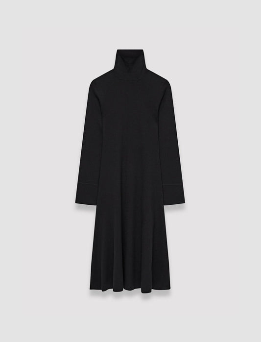 JOSEPH Fashion Women Silk Stretch Dress Black