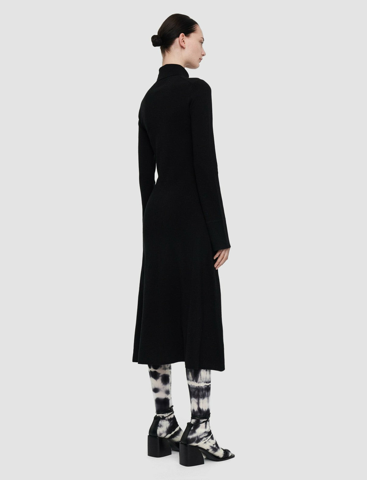 JOSEPH Fashion Women Silk Stretch Dress Black