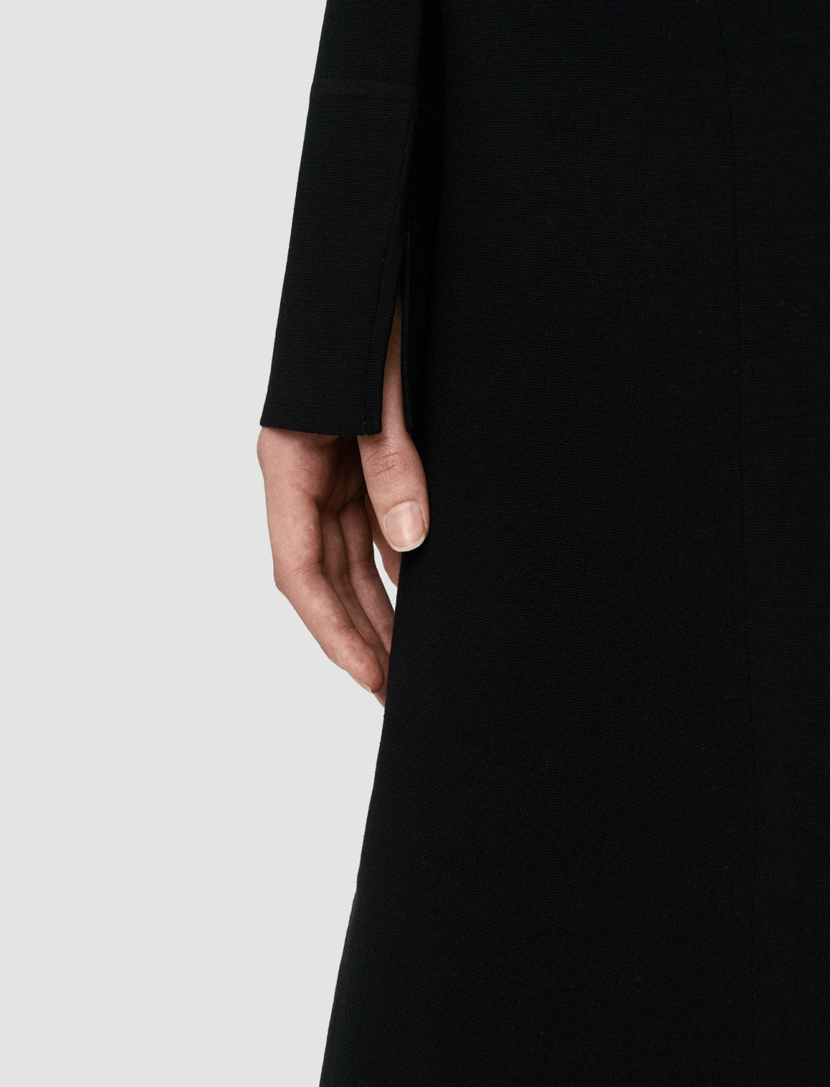 JOSEPH Fashion Women Silk Stretch Dress Black