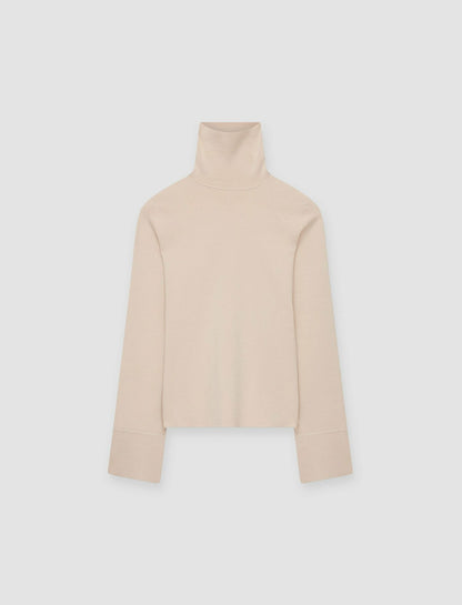JOSEPH Fashion Women Silk Stretch Top Parchment