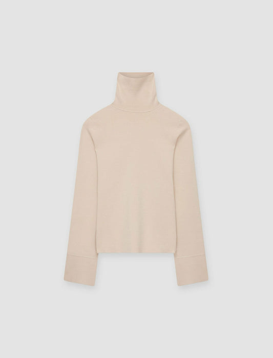 JOSEPH Fashion Women Silk Stretch Top Parchment
