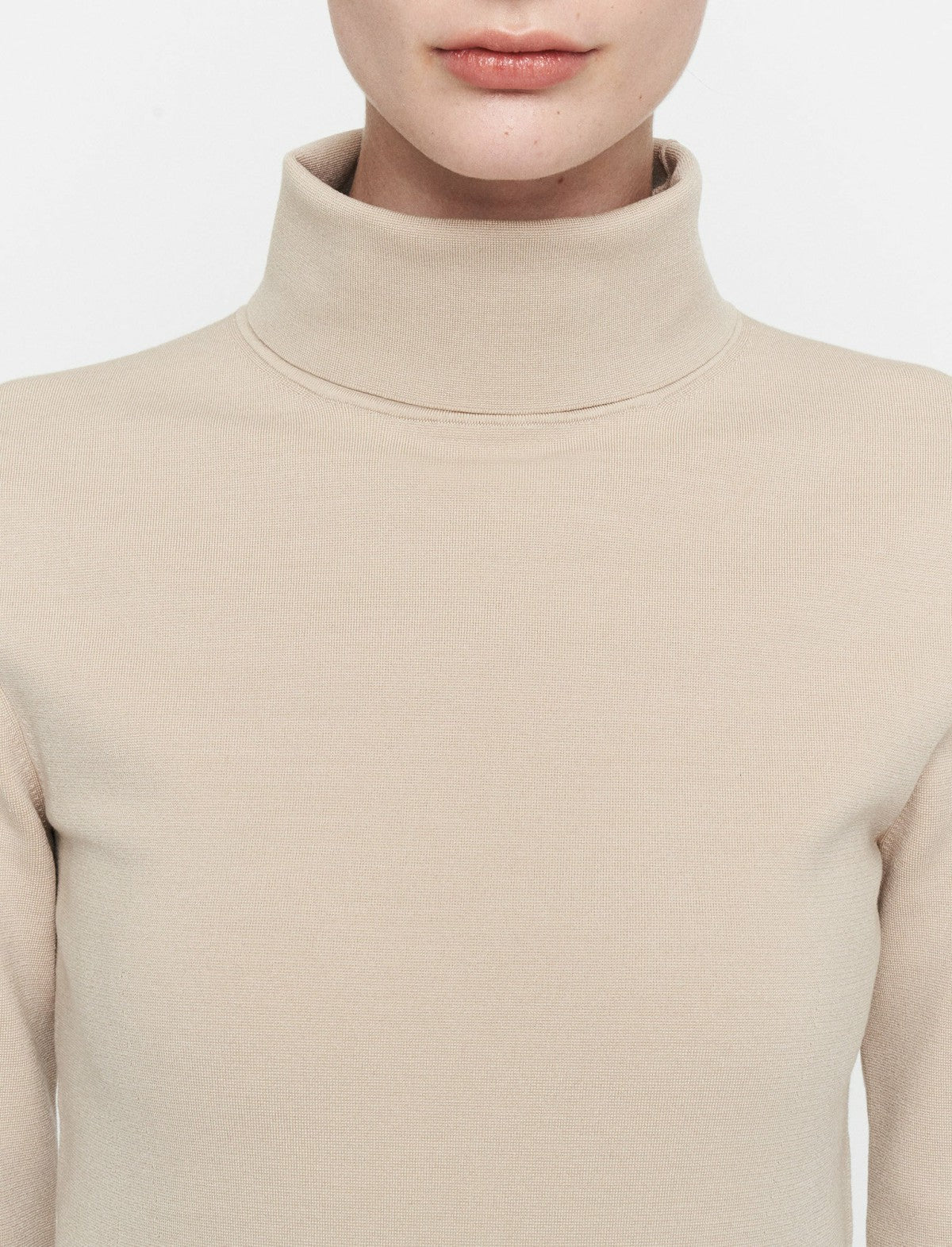 JOSEPH Fashion Women Silk Stretch Top Parchment