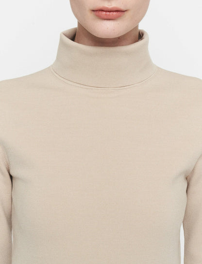 JOSEPH Fashion Women Silk Stretch Top Parchment