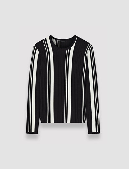 JOSEPH Fashion Women Silk Blend Top Black/Ivory