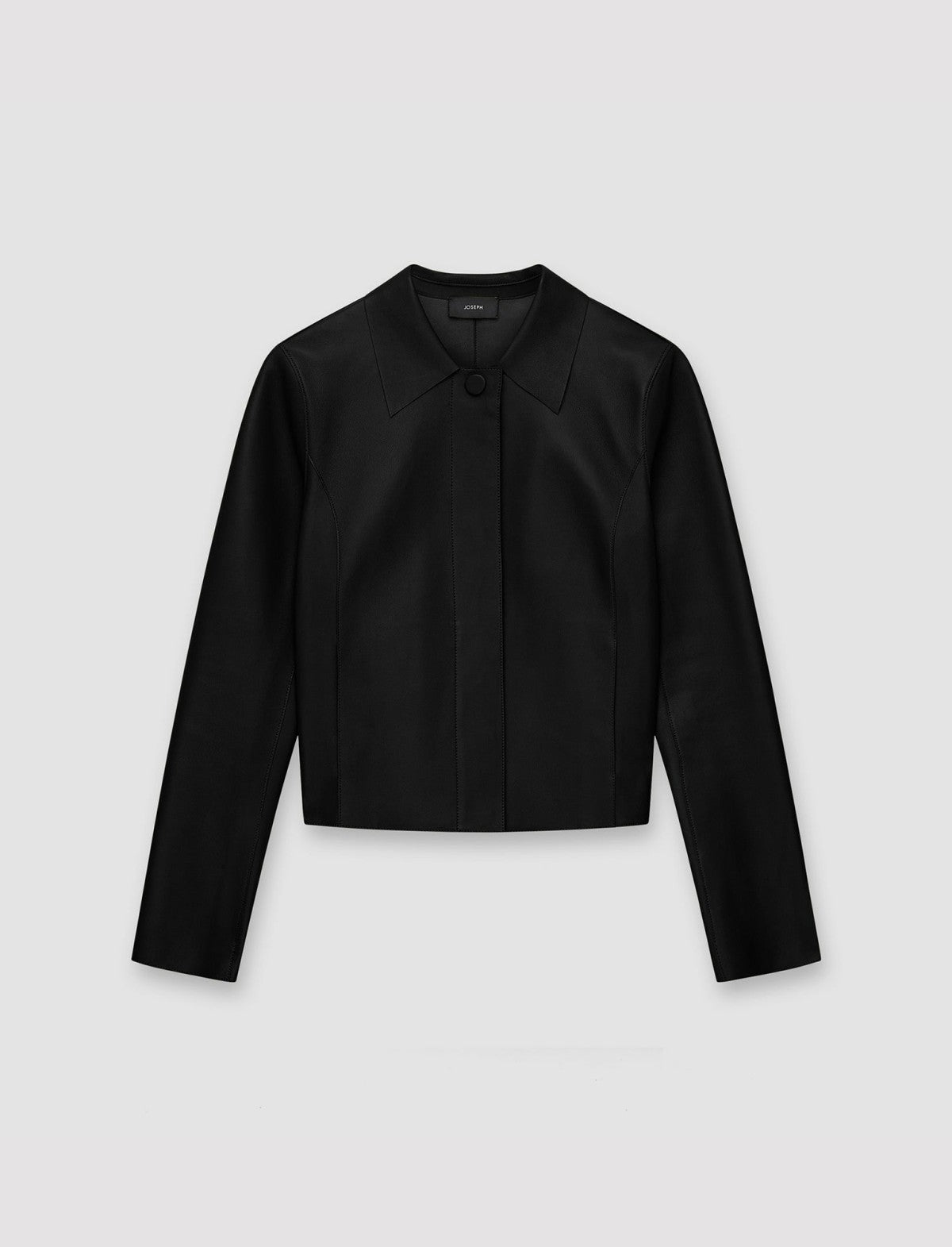 JOSEPH Fashion Women Bonded Leather Jose Jacket Black