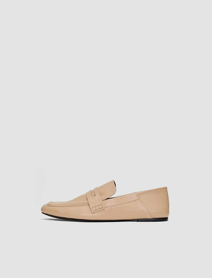 JOSEPH Fashion Women Leather Loafers Safari