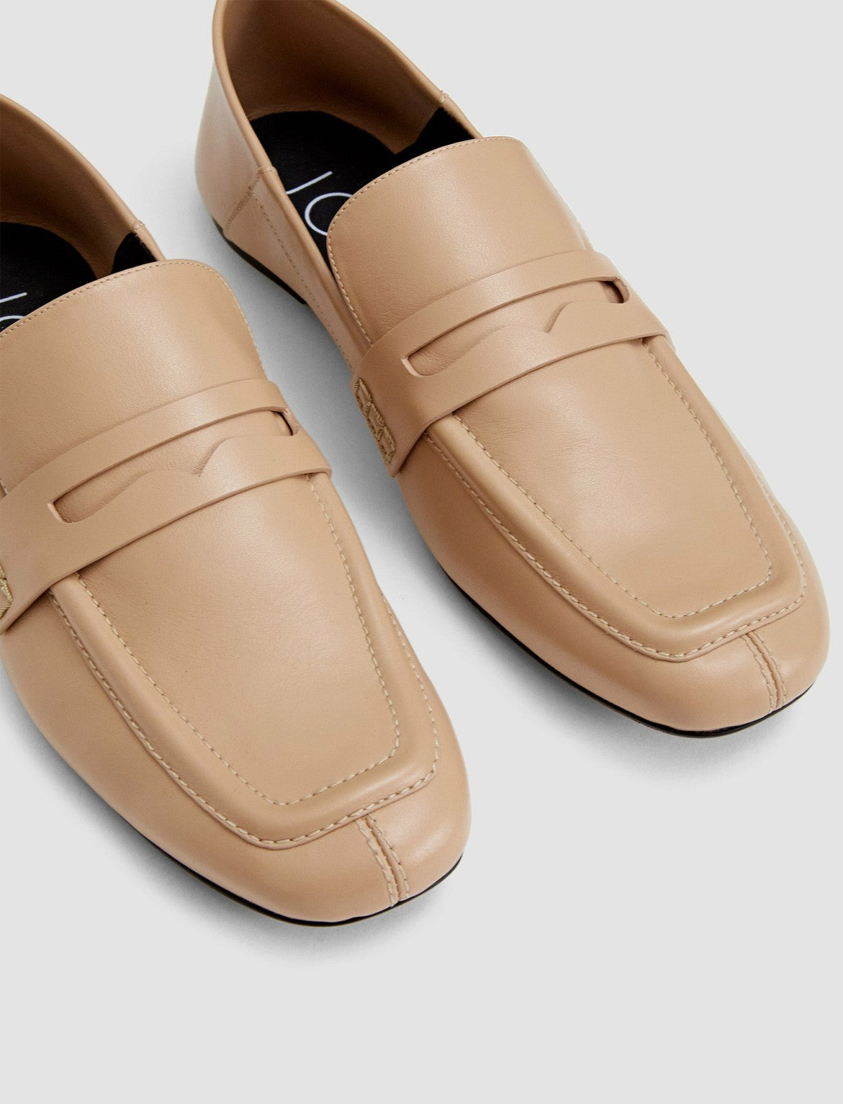 JOSEPH Fashion Women Leather Loafers Safari