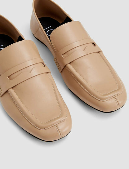 JOSEPH Fashion Women Leather Loafers Safari