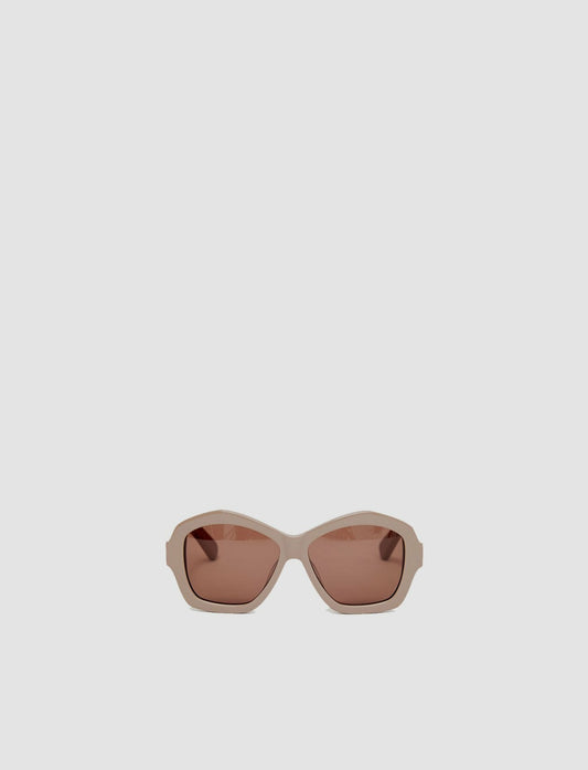 JOSEPH Fashion Women Round Sunglasses Frozen Mocha