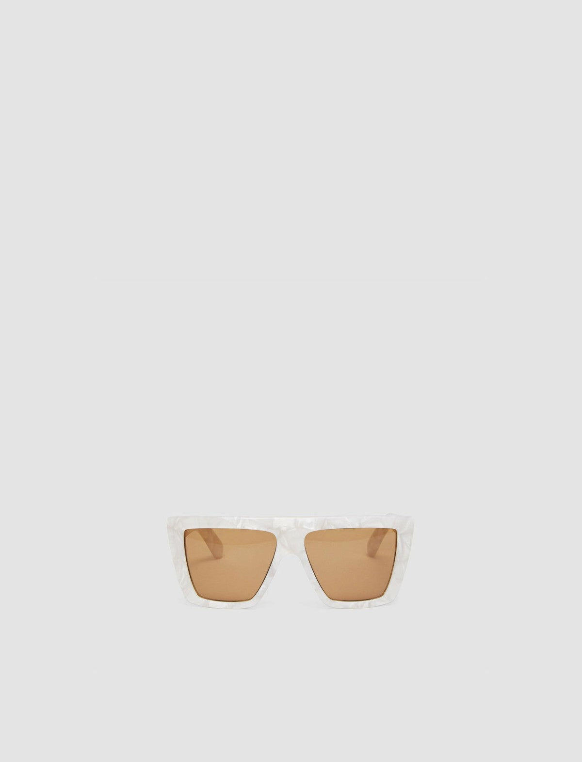 JOSEPH Fashion Women Square Sunglasses Oyster White